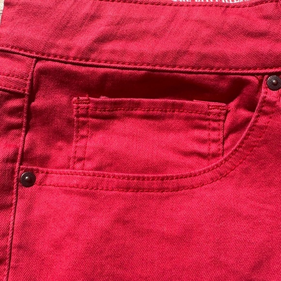 Shorts ,Women's Red Shorts - Picture 7 of 8